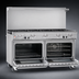 Thumbnail image #4 for Southbend Ultimate 60-Inch Gas Restaurant Range with Open-Burner Top, Standard Oven, Convection Oven, and Backriser Hi-Shelf
