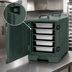 Thumbnail image #5 for Cateraide Insulated End-Load Food Pan Carrier, Forest Green, Holds 5 Full-Size Pans