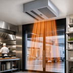 Thumbnail image #4 for Berner Architectural ARE12-1036E Recessed Electric Heated Air Curtain, 36 in Wide, 14 kW, 1/2 HP, Up to 12 ft Openings