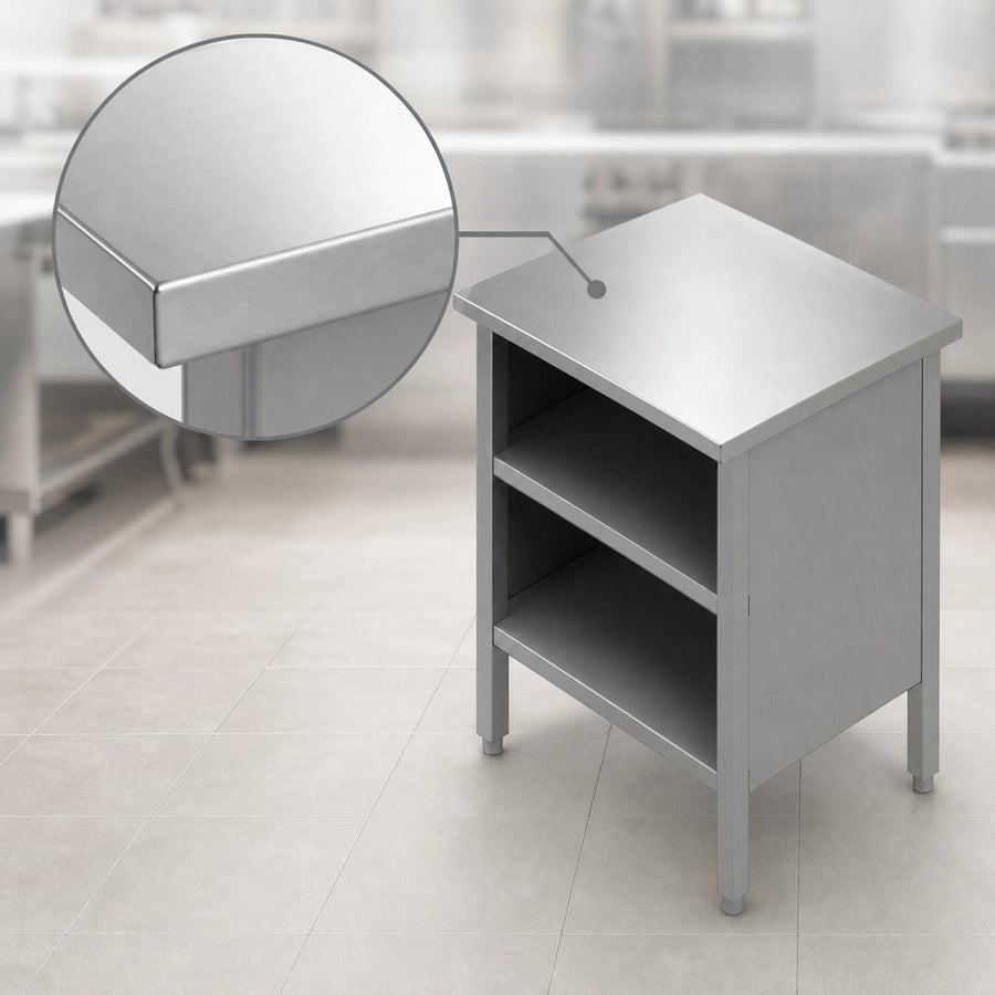 16-Gauge Stainless Steel Flat Top