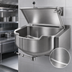 Thumbnail image #4 for Legion LTWC-80 80-Gallon Direct Steam 2/3 Jacketed Wall Mount Kettle