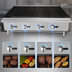 Thumbnail image #5 for CookRite 48-Inch Countertop Natural Gas Charbroiler with 4 Burners