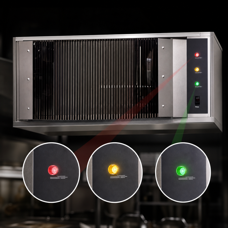 Product image #4 for BKI VGH-8 Ventless Extraction Hood System for VGG Rotisserie Ovens