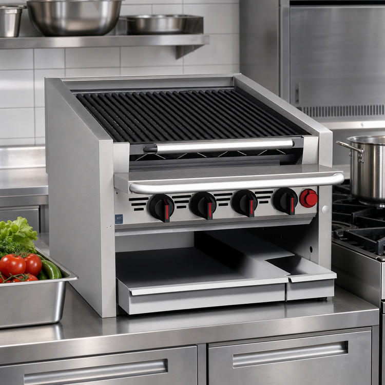 Product image #4 for Magikitch'n CM-RMB-660 60-Inch Countertop Gas Radiant Charbroiler