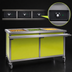 Thumbnail image #4 for Director's Choice DCS3-HFU-B-3 Mobile Hot Food Table, 3-Well, 3-Phase Electric