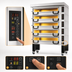 Thumbnail image #4 for PizzaMaster PM 835ED Five-Deck Modular Electric Pizza Oven with Stand and Eyebrow Hood