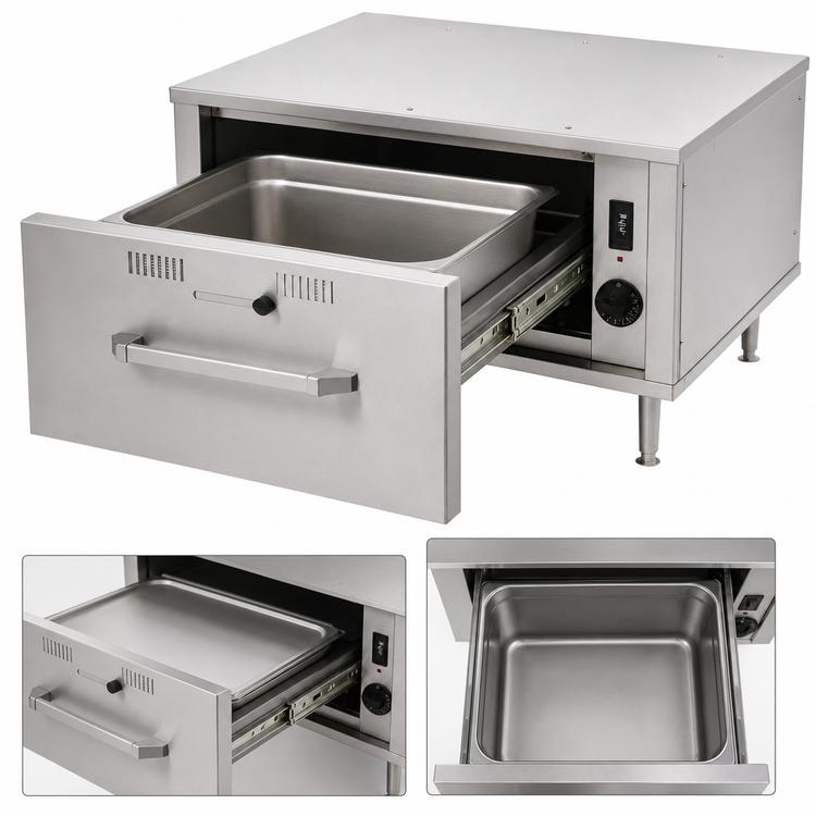 Product image #4 for RedHots Freestanding Warming Drawer, 1 Drawer, 29 Inch Wide, 240V