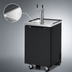 Thumbnail image #4 for Turbo Air Super Deluxe 1/2-Barrel Beer Dispenser with Single Swing Door and Double Faucet Tower