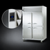 Thumbnail image #4 for Dealer's Choice G22000 Two-Section Reach-in Half-Height Solid Door Freezer