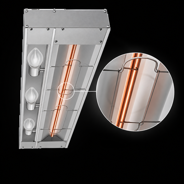 Product image #4 for Hatco Glo-Ray 54-Inch Lighted Infrared Strip Heater