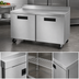 Thumbnail image #4 for Hoshizaki Steelheart 60-Inch Two-Section Reach-In Worktop Freezer, 15.1 Cu. Ft., Solid Doors