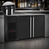 Thumbnail image #4 for Pro-Line E-Series Two-Section Refrigerated Back Bar Cabinet, 59-1/2 Inch Wide, Self-Contained, Solid Doors