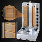 Thumbnail image #4 for Eurodib USA Visvardis DG16VN Gas Vertical Broiler/Gyro Machine, 175–200 lb Capacity, 96,000 BTU, Individual Thermostatic Controls