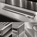 Thumbnail image #4 for Advance Tabco TA-526 6 Ft Drop-In Stainless Steel Urn Trough with Louvered Cover and Drain