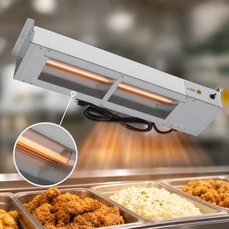 Product image #4 for KoolMore 24-Inch Commercial Food Strip Warmer with Toggle Control