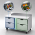 Thumbnail image #4 for Beverage Air 60-Inch Two-Section Worktop Refrigerator with 4 Drawers, Stainless Steel, Rear-Mounted Self-Contained R290