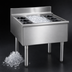 Thumbnail image #4 for Eagle Group 2200 Series Underbar Cocktail Unit with 16-Inch Deep Insulated Ice Bin, 8 Bottle Wells, 40