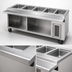 Thumbnail image #4 for Randell 72-Inch Mobile Electric Hot Food Table with 5 Wells and Open Storage Base