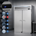Thumbnail image #4 for Turbo Air PRO Series Two-Section Roll-In Solid Door Reach-In Freezer, 81.7 Cu. Ft., Top Mount, Stainless Steel
