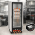 Thumbnail image #4 for hotLOGIX HL4-8 Half-Height Humidified Holding Cabinet/Heater Proofer with Tempered Glass Door, Aluminum, 16 Pan Capacity