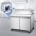 Thumbnail image #5 for Omcan USA Mega Top 2-Section Refrigerated Sandwich/Salad Prep Table, 36.2-Inch, Rear-Mount Self-Contained, 15-Pan Capacity