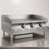 Thumbnail image #4 for RedHots Chef's Line 48 Inch Countertop Natural Gas Griddle with Thermostatic Controls