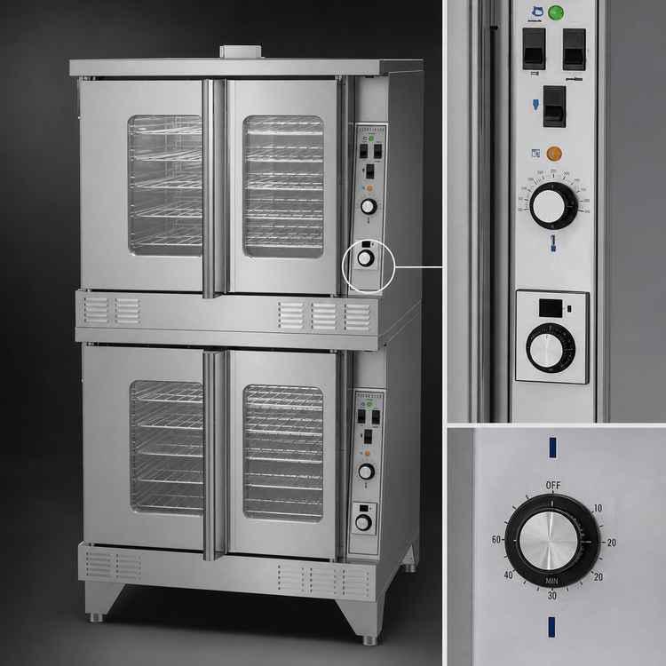 Product image #4 for Garland Master Series Full-Size Double-Deck Standard-Depth Electric Convection Oven
