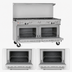 Thumbnail image #4 for Southbend Ultimate 60-Inch Gas Restaurant Range with 8 Open Burners and 2 Standard Ovens