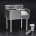 Thumbnail image #4 for Eagle 1800 Series Underbar Ice Bin/Cocktail Station with 7-Circuit Cold Plate, Blender Recess, Right-Side Ice Bin, 36
