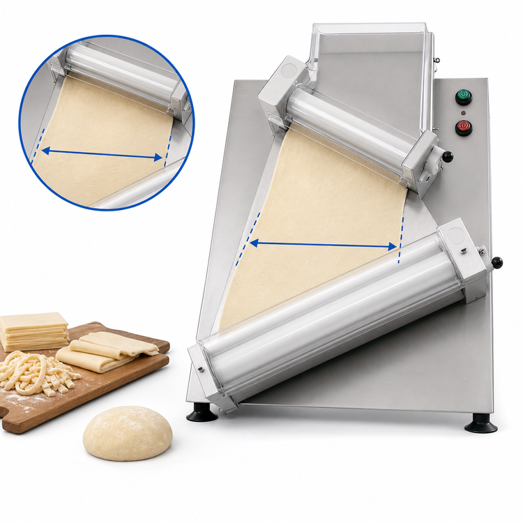 Product image #4 for Doyon Countertop Dough Sheeter with 18-Inch Width, Teflon Rollers and 1/2 HP Motor