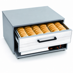 Thumbnail image #4 for Nemco Food Equipment Roll-A-Grill 8045N-BW Moist Heat Bun Warmer, 32-Bun Capacity, Stainless Steel, 120V