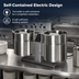 Thumbnail image #4 for Cleveland Range Countertop Electric Twin Tilting Kettle, 3 Gallons Each, Self-Contained