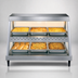 Thumbnail image #4 for Hatco Glo-Ray 45.5-Inch Heated Countertop Food Display Case with Glass Front, 3-Pan Dual Shelf and Humidity