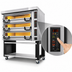 Thumbnail image #4 for PizzaMaster PM 933ED Triple-Deck Electric Pizza Oven with Ceramic Clay Stones
