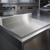 Thumbnail image #5 for John Boos 48-Inch x 25-Inch Stainless Steel Countertop with 6-Inch Boxed Backsplash