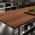Thumbnail image #4 for Boos Block American Black Walnut Edge Grain Kitchen Countertop, 72 x 30 x 1-1/2 Inch, Penetrating Oil Finish