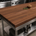 Thumbnail image #4 for John Boos Boos Block American Black Walnut Edge-Grain Kitchen Countertop, 84 x 38 x 3 Inch, Flat No-Backsplash