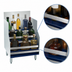 Thumbnail image #4 for Advance Tabco Prestige Supreme 5-Step Freestanding Liquor Bottle Display Unit, 18 x 25 x 35-15/16 Inches, Stainless Steel