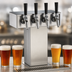 Thumbnail image #4 for Perlick 4-Faucet Tee Tower Stainless Steel Beer Dispensing Kit for DZS36