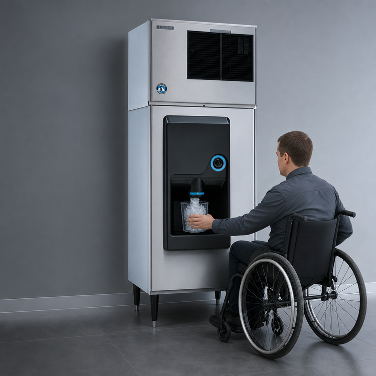 Product image #4 for Hoshizaki DB-200H Sanitary Cube Ice Dispenser with 200-lb Built-In Storage
