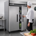 Thumbnail image #4 for Maxx Cold X-Series Two-Section Reach-In Freezer, 49 Cu. Ft., Self-Contained, Top-Mounted Compressor