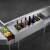 Thumbnail image #5 for Eagle Group 2200 Series 24-Inch Underbar Cocktail Unit with 15-1/2 x 19-3/4 Drawn Bowl and 6 Bottle Wells