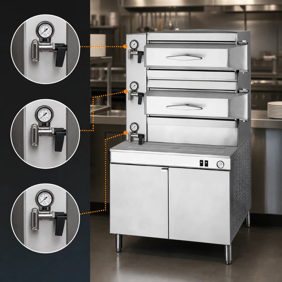 Three Cooking Compartments