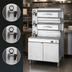 Thumbnail image #4 for Cleveland Range 3-Compartment Electric Pressure Steamer with 36-Inch Cabinet Base, 24 kW