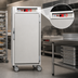 Thumbnail image #4 for Metro C5 6 Series 3/4 Height Mobile Heated Holding Cabinet with Solid Door, Lip-Load Slides, 27 Full-Size Pan Capacity, 120V