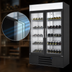 Thumbnail image #4 for Beverage-Air MarketMax™ Two-Section Reach-In Wine Merchandiser, Bottom-Mount Refrigeration, Hinged Glass Doors, 40.2 Cu. Ft., Black Exterior