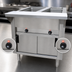 Thumbnail image #4 for Advance Tabco Triumph Supreme Electric 2-Well Hot Food Table with Sealed Wells and Sliding Door Base