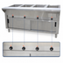 Thumbnail image #4 for Advance Tabco Triumph (Supreme) Electric Hot Food Table with 4 Sealed Wells, Cutting Board, and Sliding Door Base