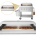 Thumbnail image #4 for KoolMore Commercial Outdoor Mobile 5-Burner Propane Charbroiler Grill with Pizza Oven