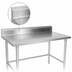 Thumbnail image #4 for John Boos Stallion 84-Inch Stainless Steel Work Table with 5-Inch Backsplash and Safety Edge